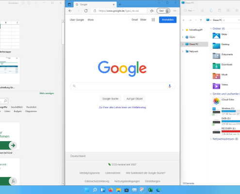 Windows 11 Spalten